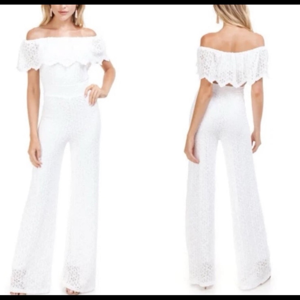 Nightcap Clothing Lace Jumpsuit